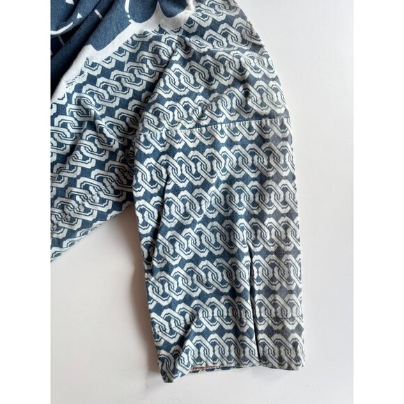 Vintage Japanese Indigo Dyed Cotton Happi Coat Kimono Robe, One Size - Picture 11 of 16